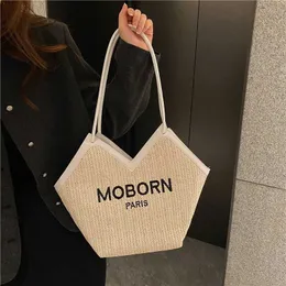 Btteca vanata luksusowe tkane torby z ARCO na sprzedaż sklep internetowy sklep Trendy Słomy Large torebka ręczna torba na ramię z prawdziwym logo