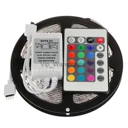 Paski LED 5M 3528 LED Light RGB 5M Wodoodporny pasek LED SMD3528 +24KEY IR Pilot kontroler HKD230912