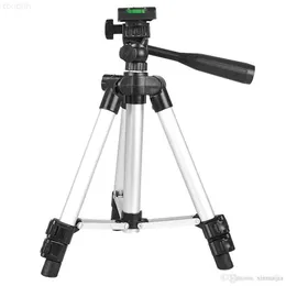 Tripods Universal Professional Aluminum Telescopic Camera Stand Bracelet Silver Portable L230912