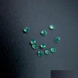 Loose Diamonds 209/2 Good Quality High Temperature Resistance Nano Gems Facet Round 0.8-2.2Mm Medium Chrysoprase Green Synth Dhgarden Dhjo4