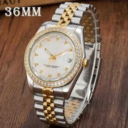 Romaxs Saat Diamond Womens Saatler Kadınlar Otomatik Mekanik Saatler Montre De Luxe Full Paslanmaz Çelik Safir Cam 5 ATM su geçirmez Süper Aydınlık U1 FAC için