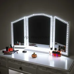 Paski LED Makijaż LUNU LUSTRA LIGHT 13 stóp 4m 240leds Vanity Mirror Lights Zestaw LED Pasek Zestaw do makijażu Zestaw stolika z delikatnym kształtem HKD230912