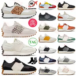 Toppkvalitet 327 tränare Herrkvinnor Casual Shoes 1: 1 Kvalitet N327 skodesigner Beige Black White Red Orange Green BB327 Sports Sneakers Loafers Luxury Size 36-45