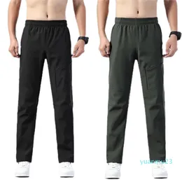 Yoga outfit Outdoor warm men cashmere Fleece casual trousers autumn and winter mountaineering wear-resistant stretch sports trouse