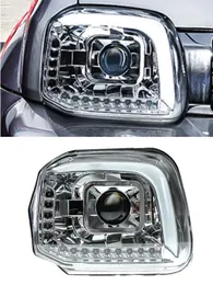 Car Headlights For Suzuki Jimny 2007-20 15 LED Daytime Running Light DRL High Low Beam Xenon Headlamp