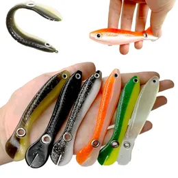 Baits Lures Fish Walking 5pcslot Soft Fishing 2g6g Swing Tail Bait Silicone Small Loach Artificial for Bass Pike 230911