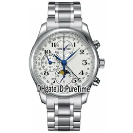 Nowa kolekcja główna L2 773 4 78 6 Peritual Calendar Automatyczna faza księżycowa Daydate Mens Watch zegarki ze stali nierdzewnej 163C3301M223d