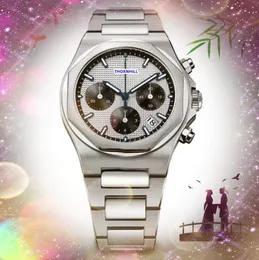 Męskie najlepsze marka luksusowe słynne zegarki stopwatch moda swobodna solidna drobna stal nierdzewna kwarc kwarcowy