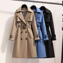 Frauen Heritage Trenchcoats Designer Männer Elegante Gürtel Chelsea Lose Lange-länge Bbr Luxus Marke Revers Zweireiher Schlank