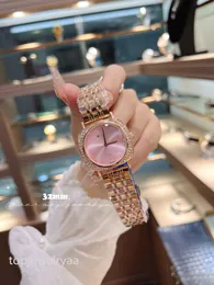 Часы с кольцом с бриллиантом Маленький квадрат Дизайнерские часы Размер 32 мм Часы Кварцевые спортивные часы Комплект с бриллиантовым ремнем Металлический ремень Высококачественные женские мужские часы