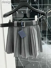 Röcke, Röcke, Designer-Röcke, akademischer Stil, Sommer, passend zum Bund, blendfreier Anzug, plissierter, halblanger Rock, schlanker, übergroßer, mit dem Schritt bedeckter kurzer Aline-Rock