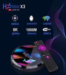 H96 MAX X3 Android TV Box Android 90 32G 64G 128G 8K 24G5G WiFi BT40 Set Top Box8847913
