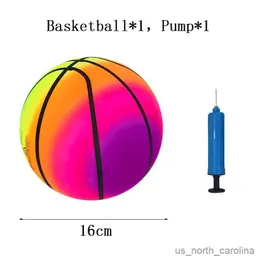 Спортивные игрушки 2 шт. Набор спортивных мячей 1 надувной баскетбольный футбольный волейбольный мяч с одним надувным насосом для детей Лучшие подарки для детей R230912
