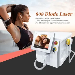 2024 Germany Laser Diode 808 Ice Point Diode Laser Hair Removal Device Hair Removal Laser With 3 Wavelength 755nm 808nm 1064nm