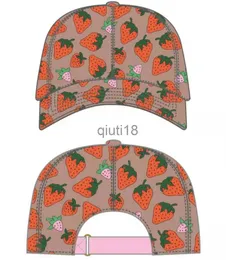 Caps à billes de haute qualité Capes de baseball strBerry Mans Coton Cactus Classique Caps Ball Caps Summer Femmes Soleil Suns Outdoor Ajustement Snack Cap Girls Visor mignon X091