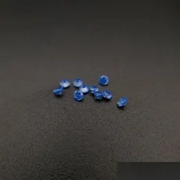 Loose Diamonds 221/1 Good Quality High Temperature Resistance Nano Gems Facet Round 0.8-2.2Mm Very Dark Opal Sapphire Blue S Dhgarden Dhtvw