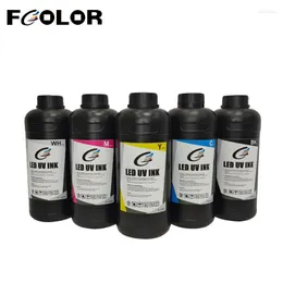 Ink Refill Kits Fcolor Washable Fast Curing 5 Bottles 500ML LED UV Set For Mimaki LUS-170 Compatible UCJV300 Glass Printing