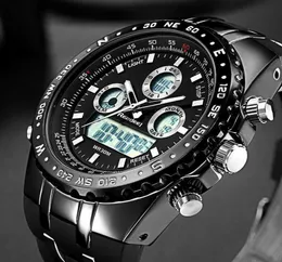 Readeel marca superior esporte quartzo relógio de pulso masculino militar à prova dwaterproof água relógios led digital relógio de pulso de quartzo masculino x07843532