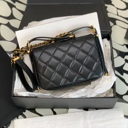 DHgate.com:Womens 19cm Sheepskin Crossbody Bag, Designer