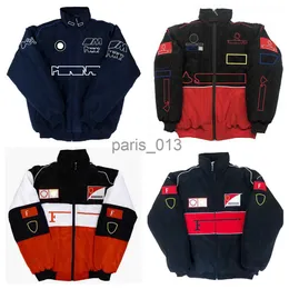 Autres vêtements F1 Racing Suit 2022 Nouvelle veste rembourrée en coton de l'équipe entièrement brodée Vente en gros x0912