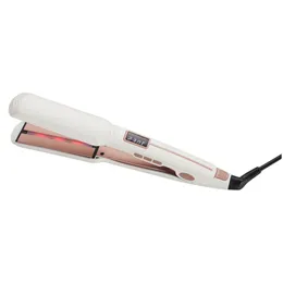 Hair Straighteners Professional Infrared Hair Straightener Ceramic Tourmaline Flat Iron Hair Curler with LCD Display Salon Styling Tools 230912