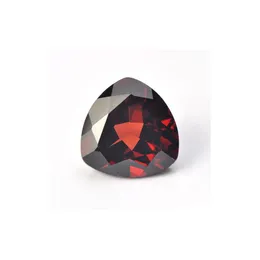 Loose Gemstones 20Pcs/Lot Trillion Shape Facet 5X5-8X8Mm Hine Cut Factory Wholesale Chinese Natural Garnet Red Gemstone For Dhgarden Dh97T