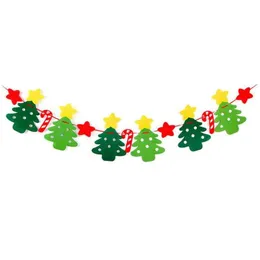 Christmas Decorations Day Banner Decoration Hanging Flag Letter Colorf Flower Party Supplies Drop Delivery Home Garden Festive Dhzft