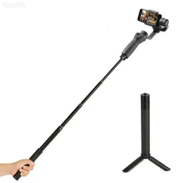 Selfie monopody selfie monopody przedłużenie słup drążek drążek do mobilnego feiyu vemble zhiyun gładki stabilizator ręczny L230912