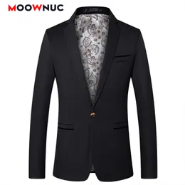 Męskie garnitury Blazery dla mężczyzn Wedding Fashion Płaszcz Autuszowy kombinezon Slim Fit Brand Moowluc Bridegroom Costume Party 230912