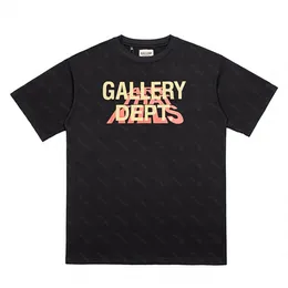 Galeriler Bölümü Harajuku 23ss Bahar Vintage Yıkanmış Harfler Logo Tişörtünü Öldüren Baskılı Sanat Gevşek Büyük Boy Hip Hop Unisex Kısa Kollu Tees X3