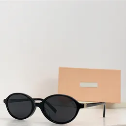 Moda miu okulary przeciwsłoneczne designer owalny rama luksusowe okulary przeciwsłoneczne damskie anty-promieniowanie osobowość UV Męskie szklanki retro szklanki wysokiej jakości wysokiej jakości wysokiej jakości