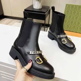 Designer g botas mulheres loira tornozelo botas de couro de inverno martin plataforma carta mulher de luxo gfhdg