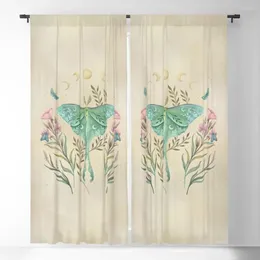 Curtain Oriental Vintage Style Luxury 3D Butterfly Bedroom Floral Curtains High Quality Classic Decorative Living Room/el