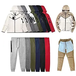 Mens Sports Pant Hoodies Tech Fleece Pants Designer Hooded Jackets Space Cotton Byxor Womens Coats Bottoms Män joggar som kör 256h