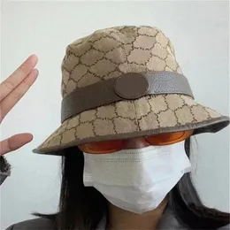 Denim Bucket Hat Designer Wide Brim Fedoras Luxury Hats For Women Full Letter Brown Men Bucket Hat Summer Sunbonnet Designers Casq262a