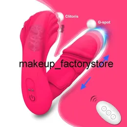 Massage Sans Fil Poussée Gode Vibrateur Femelle Télécommande pour Femmes G Spot Clitoris Stimulateur Sex Toys Produits Érotiques Pour Adu187e