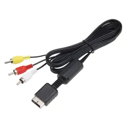 1.8m صوت فيديو AV Cable Clost Ware إلى 3 RCA TV Lead لـ Sony for Playstaion PS2 PS3 Console A/V Cables