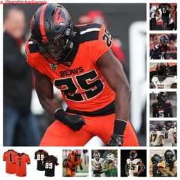 2023 Oregon State Beavers Fußballtrikot 74 Jacob Anderson 88 Jack Velling 63 Luka Vincic 21 Noble Thomas 55 Jason White 10 Tastean