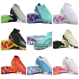 Cleats Boots Mercurial 15 FG Football Shoes 9 Soccer Shoes IX Elite Spiked Sneakers CR White Black Red Green Blue Boots on Retrokicks For Sale