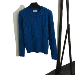Projektanci damskie dzianiny sweter z długim rękawem list Sweter Jacquard wygodne topy wysokiej jakości odzież pring i jesień designerka ekipa