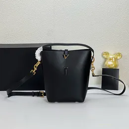 새로운 LE37 핸드백 디자이너 가방 반짝이 가죽 버킷 가방 어깨 가방 여자 가방 크로스 바디 백 지갑 고품질 고급 핸드백 3 개 크기