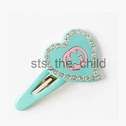 Hair Clips Barrettes Luxury letters brand designer hair clips barrettes for women girls sweet cute letter blue shining crystal bling diamond BB hairclips pins jewel