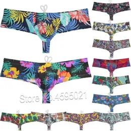 Underpants Mens Swimwear Skimpy Briefs Bikini Quick Dry Underwear Brazilian Cut Elastic Surf Board Cheeky Swim Trunks