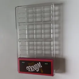 Scatole per imballaggio di barrette di cioccolato Wonkabar di biglietti dorati con scatole da 10 confezioni per stampi compatibili