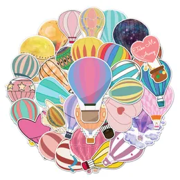 50st Hot Air Balloon Cartoon Creative Waterproof Sticker PVC Fashion Skateboard Diy Car Graffiti Decoration