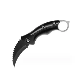 Portable Folding Karambit Knife Fold Blade Pocket Claw Knife Outdoor hiking Camping csgo Hunting Knives Keychain Emergency tool