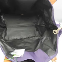 Bags Classic Brand Handbag Women Genuine Leather Foldable Waterproof Nylon Large Storage Horse 70th Anniversary Shopping sling bag265Y