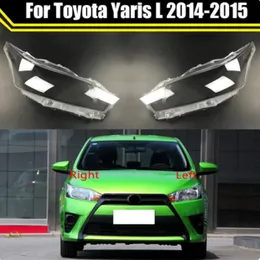 Auto Replacement Light Caps For Toyota Yaris L 2014-2015 Car Headlight Cover Transparent Lampshade Lamp Case Glass Lens Shell