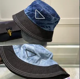 Designer Cowboy Bucket Hat 2022 Novos Mens Womens Denim Chapéus Sol Prevenir Bonnet Beanie Boné de Beisebol Snapbacks Outdoor Fishing8361034