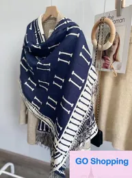 Women's Scarf Winter All-Matching Warm Double-Sided Shawl Cashmere-like High-Grade Scarf Big Brand